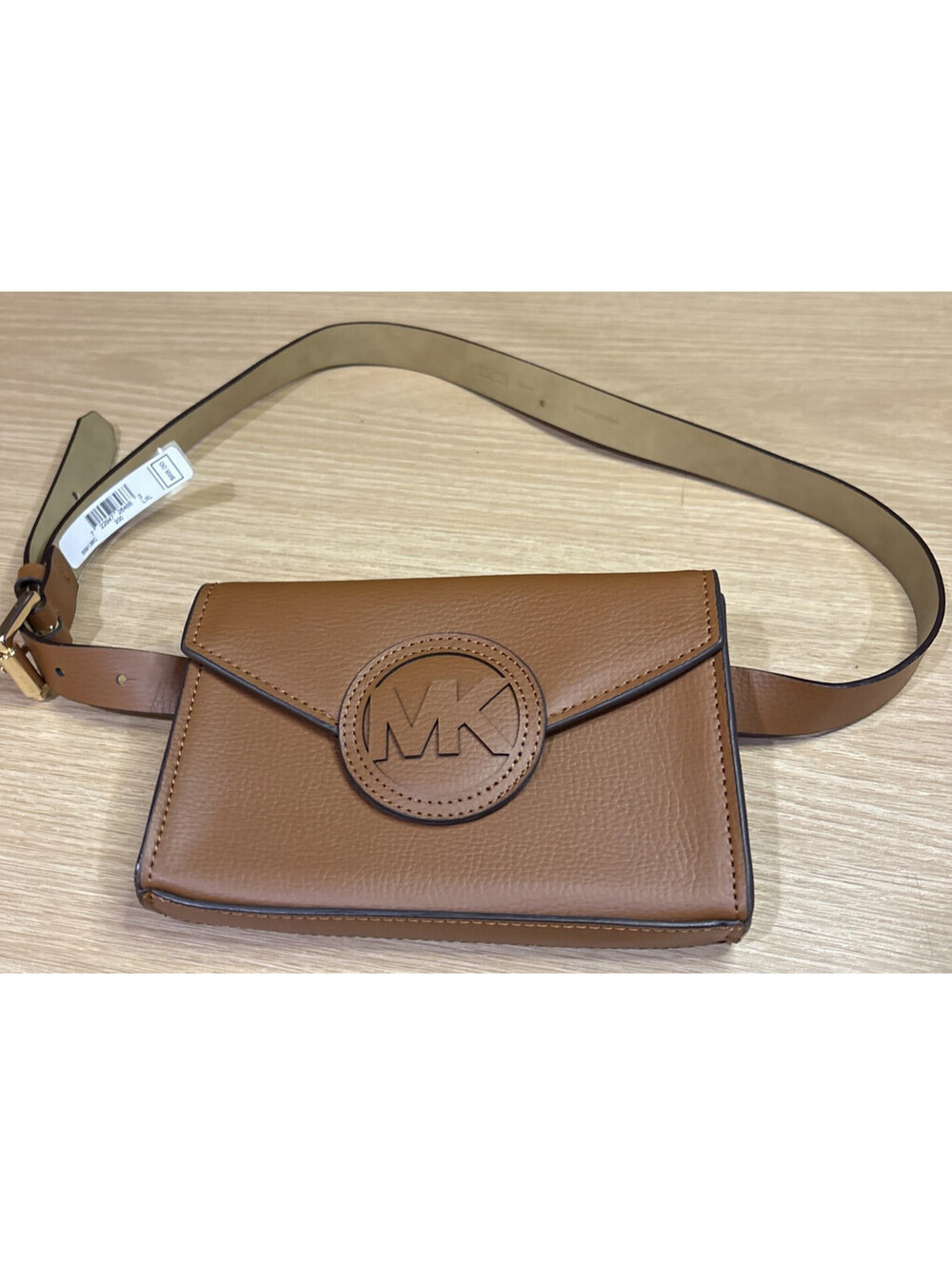 Michael Kors Belt L/XL Fanny Pack Carmel Brown NWT